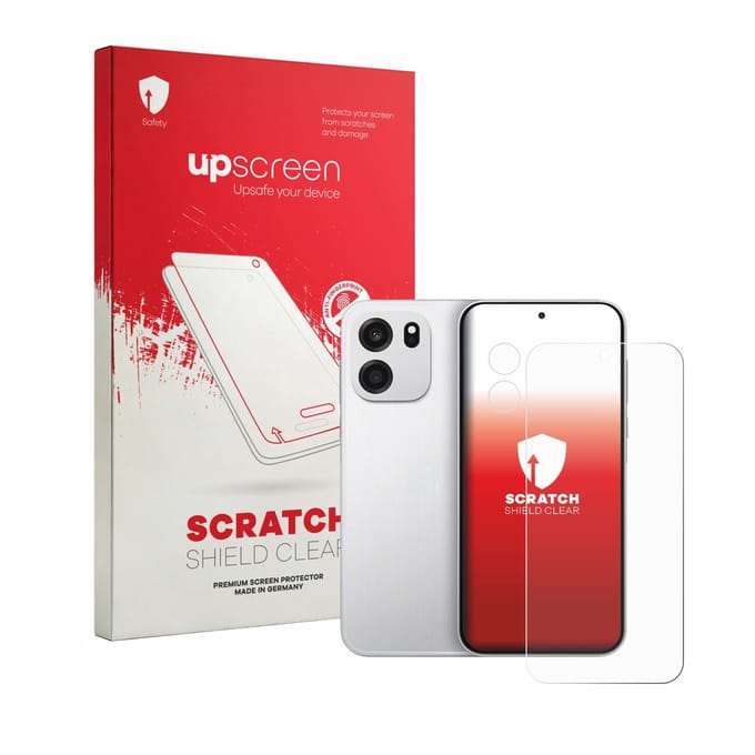 upscreen - Screenprotector voor OnePlus Turbo 6V (Voor+Camera) - Folie Beschermfolie transparant