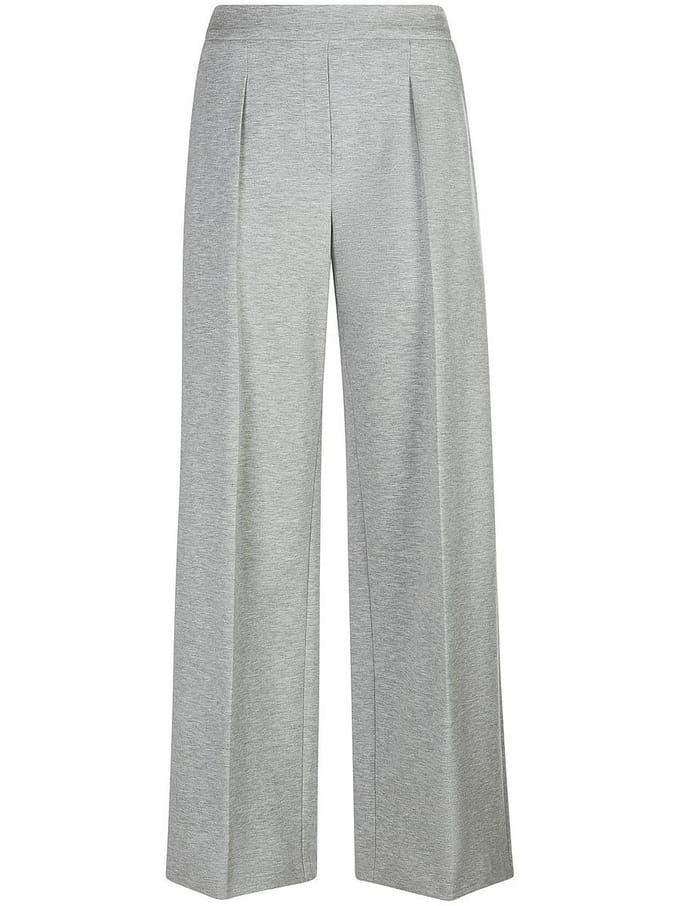 Straight Fit-jersey broek Van DAY.LIKE grijs