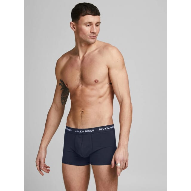Jack & Jones Heren Boxershorts JACANTHONY Blauw 3-Pack - Maat S