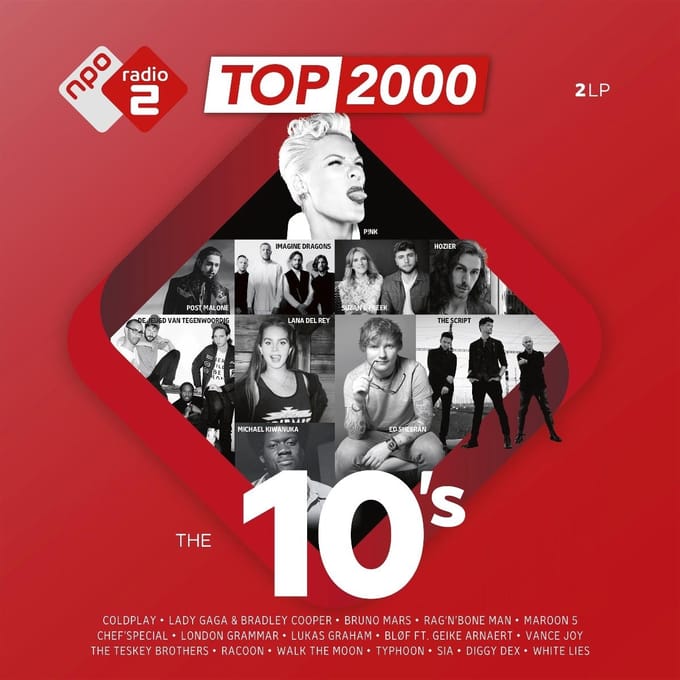 Various Artists - Top 2000 - The 10's (2 LP) (Coloured Vinyl)