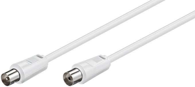 Goobay 27004 coax-kabel 5 meter Wit