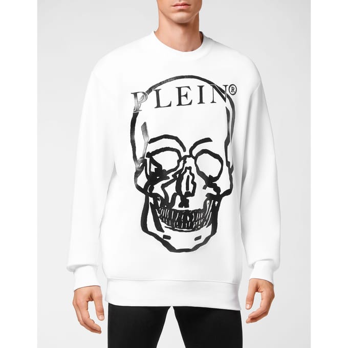 Sweatshirt Skull And Plein