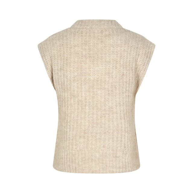 mbyM Cassandra-m vest oat melange -