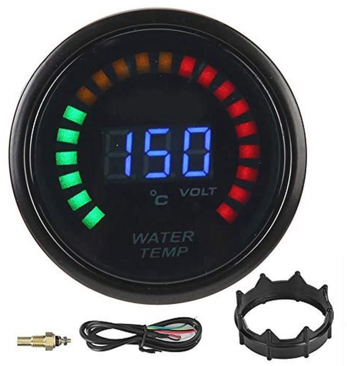 Digitale Temperatuurmeter voor Auto - Watertemperatuurmeter met Sensor 20-150 °C
