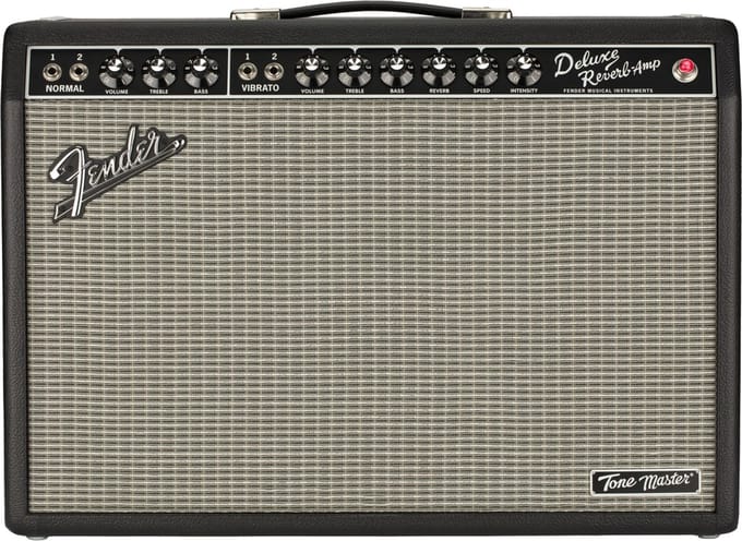 Fender Tone Master Deluxe Reverb - Gitaarversterker, 100W - grijs