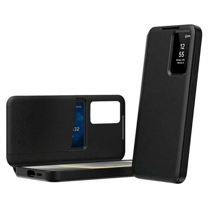 CaseBody Samsung Galaxy S26 Ultra Smart Cover Zwart