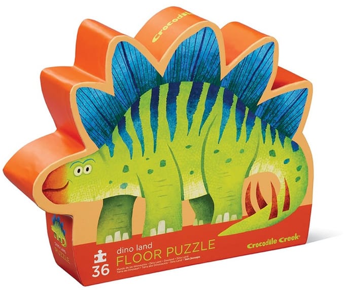 Dino puzzel met stegosaurus - Crocodile Creek