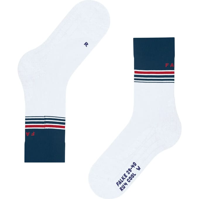 FALKE RU4 Cool anti-blaar functioneel materiaal hardloopsokken heren wit - maat 46-48