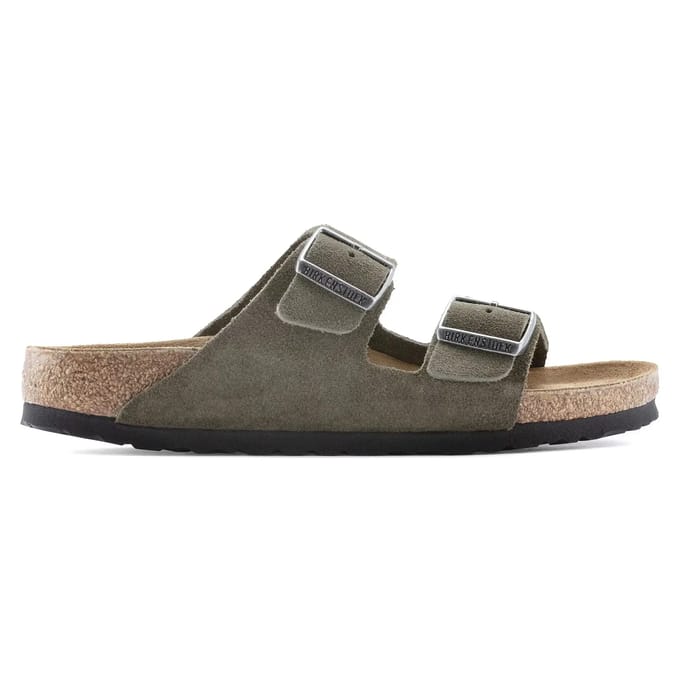 Suède lederen slippers Birkenstock Arizona