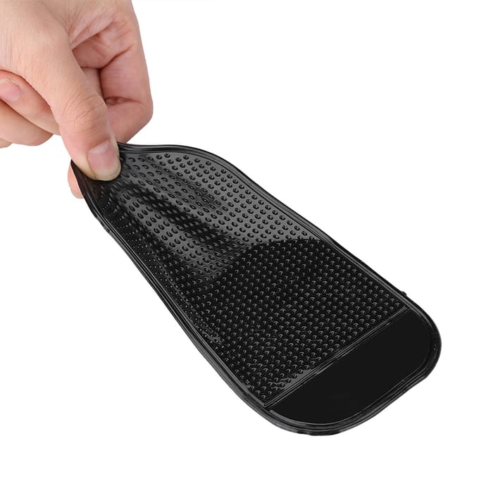 5 Stuks Auto Grip Pad Antislip Plakkerig Anti-Slide Dashboard Mobiele Telefoon Houder Zwarte Mat black