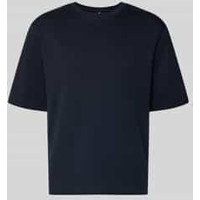 T-shirt met logoprint en ronde hals