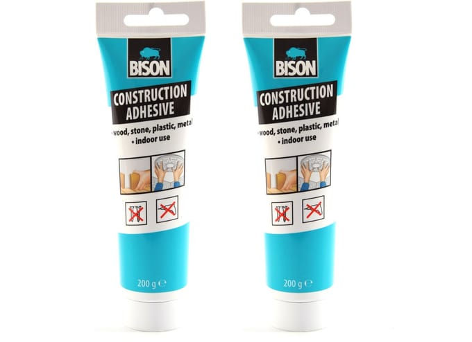 2x Constructielijm - Montagelijm van Bison met 200 gram