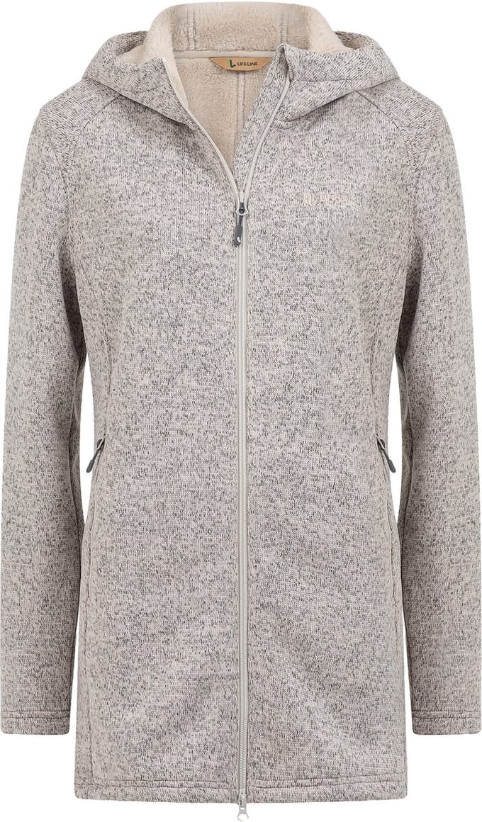 Life-Line Yara Thick Needle Parka - Dames Parka - Beige