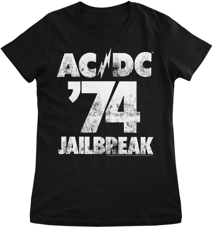 AC/DC Dames 74 Jailbreak Girly T-shirt PS-5-ACDC006-H70-7