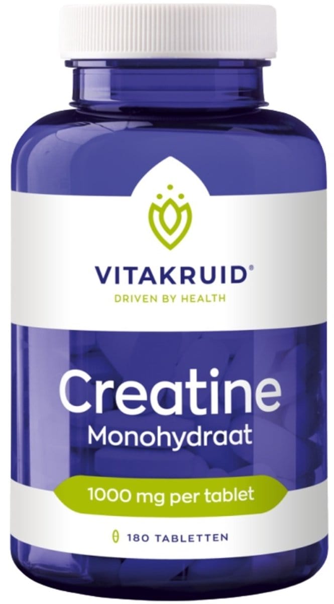 Vitakruid Creatine monohydraat 1000mg 180 Tabletten