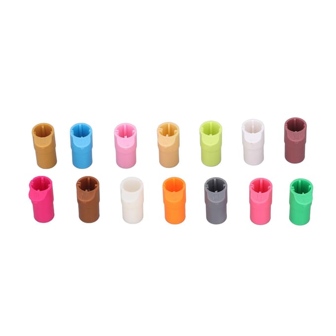 14 Stuks Pen Adapter Vervanging ABS Marker Adapter Houder Set Compatibel voor Cricut beige