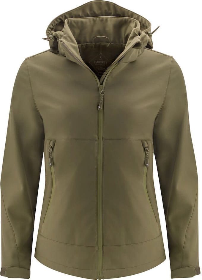 James Harvest SOFTSHELL LODGETOWN WOMAN 2121040 - mosgroen - S