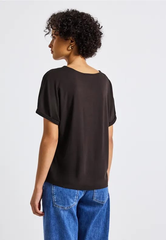 Gestructureerd gemengd shirt