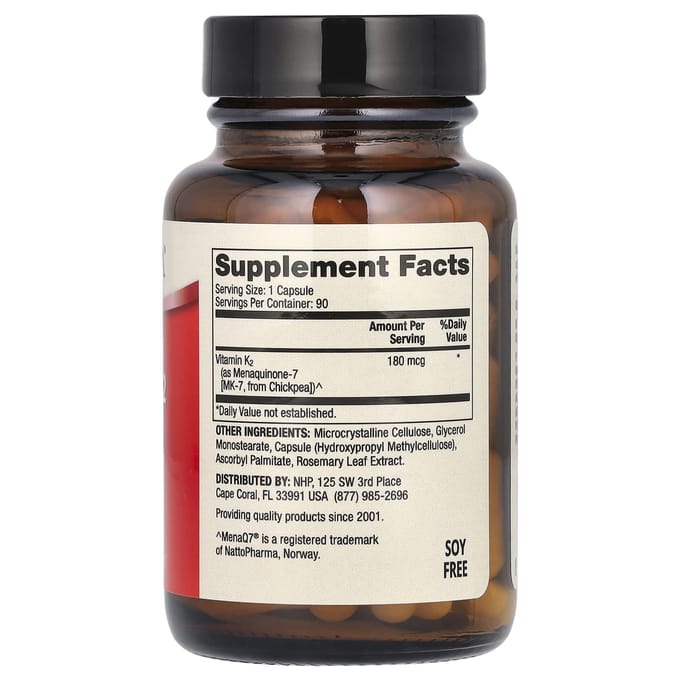 Dr. Mercola - Vitamine K2 - 180 mcg - 90 capsules
