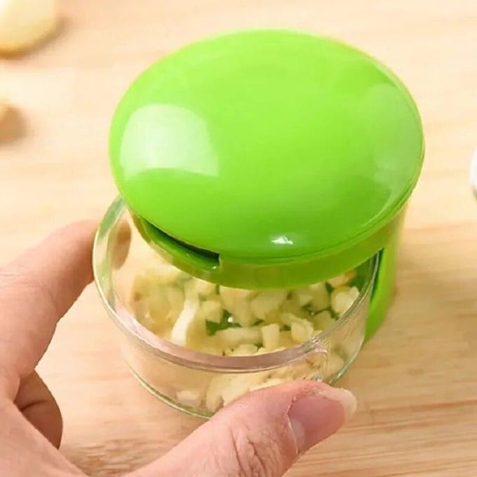 Presse à boue d'ail en plastique multifonctionnelle, trancheuse, stockage de dés, cuisine, gadget pratique pour légumes, presse à boue d'ail vert