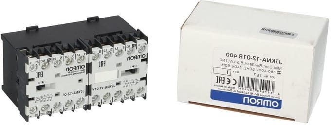 Motor Contactor - Schakelaar - Industriële Automatisering - Compact Ontwerp - 21 x 15 x 10 cm - Grijs