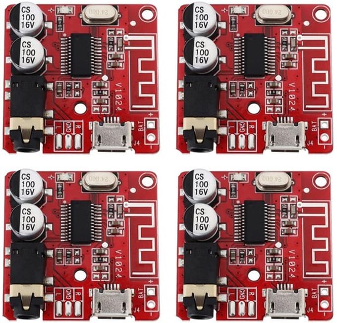 Allecto - Bluetooth Audio Versterker Module - 4 stks - Mini