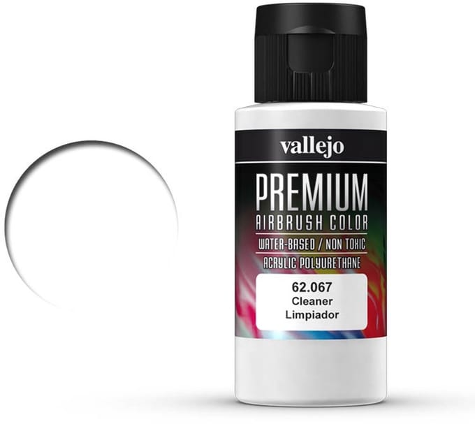 Vallejo Hobbyverf - 62067 Premium Airbrush Cleaner - 60ml Cleaner - 60 ml