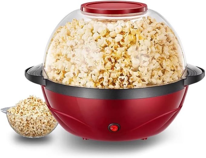 Popcornmachine Thuis - Snack Maker - Films Kijken - Hete Lucht Methode - Kleine Keuken - Universeel