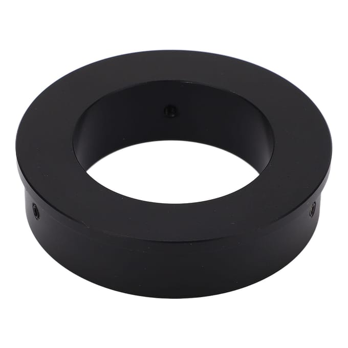 Bague Adaptateur Caméra Microscope Stéréo 76mm à 50mm Alliage d'Aluminium pour Objectif C-Mount Monoculaire 120X 180X 300X black