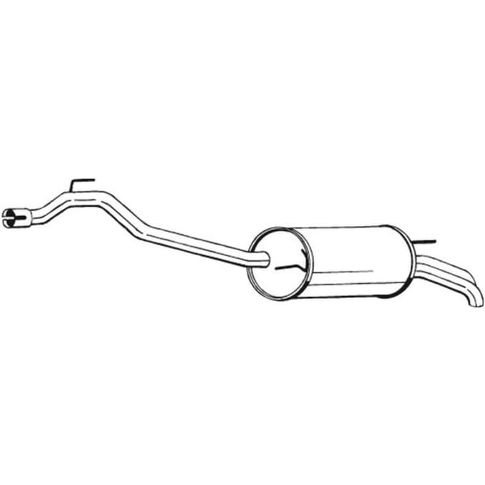 Geluiddemper achter BOSAL 283-385