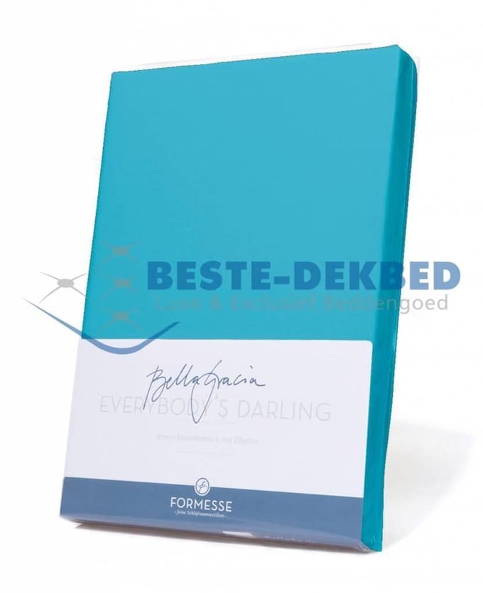 Bella Gracia Jersey Hoeslaken - Turquoise (0301)