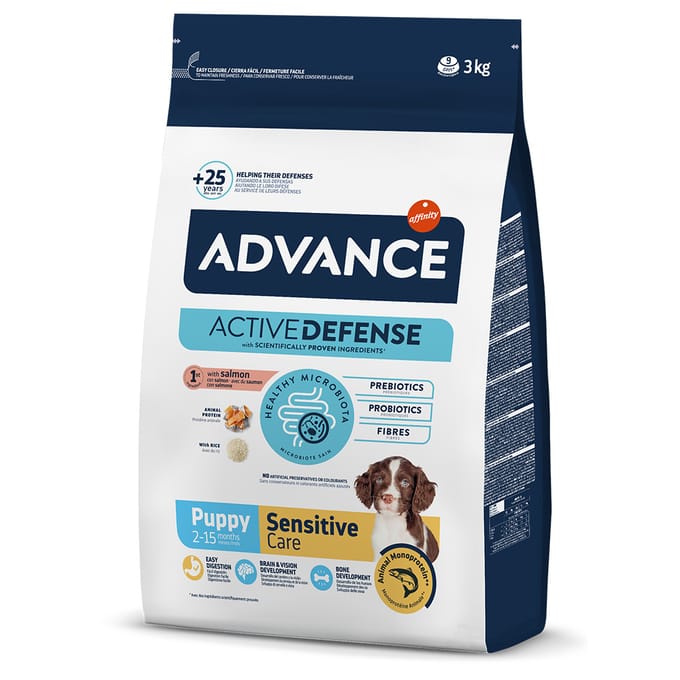 2x3kg Puppy Sensitive Advance hondenvoer