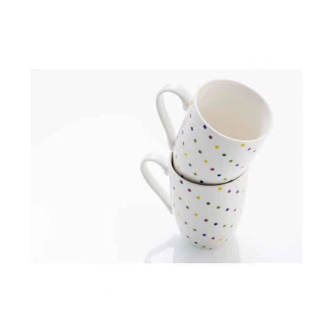 Kopjes - Benetton - Addige - Porselein Bone China - 360 ml - 4 stuks