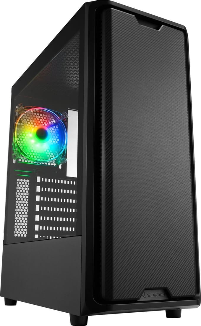 ATX Semi-tower Box Sharkoon 4044951030170 Black
