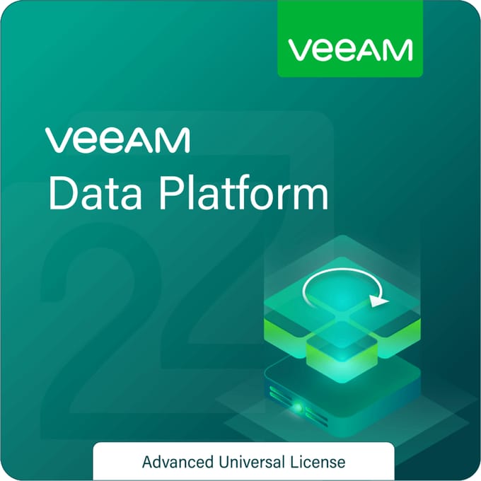 Veeam Data Platform Advanced Universal License 10 Instance Pack Gouvernment (GOV) 1 Jaar Verlenging + Abonnement