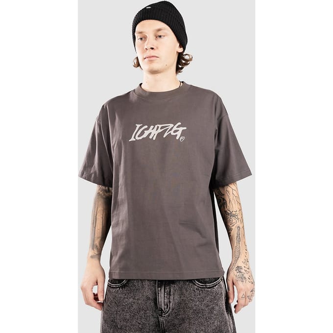 ICHPIG Torsion T-Shirt grijs