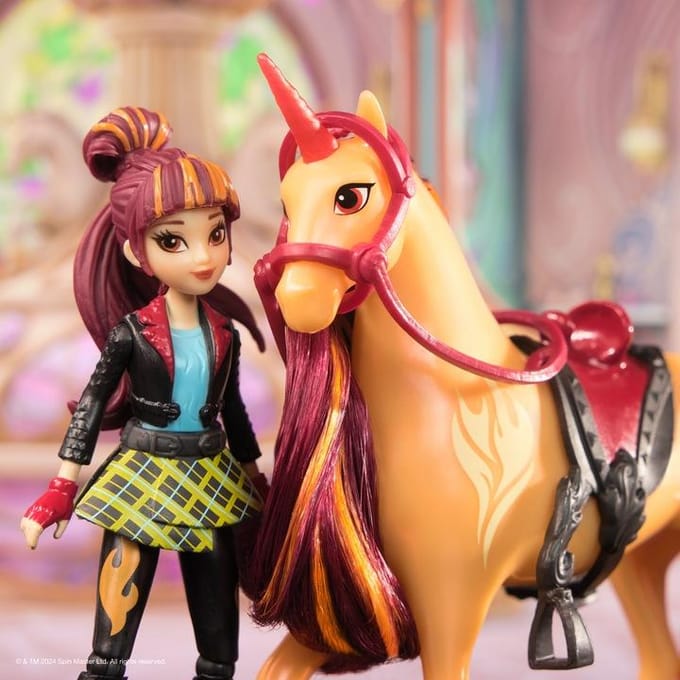Unicorn Academy Spinmaster Academy Pop Valentina & Cinder Speelpoppen