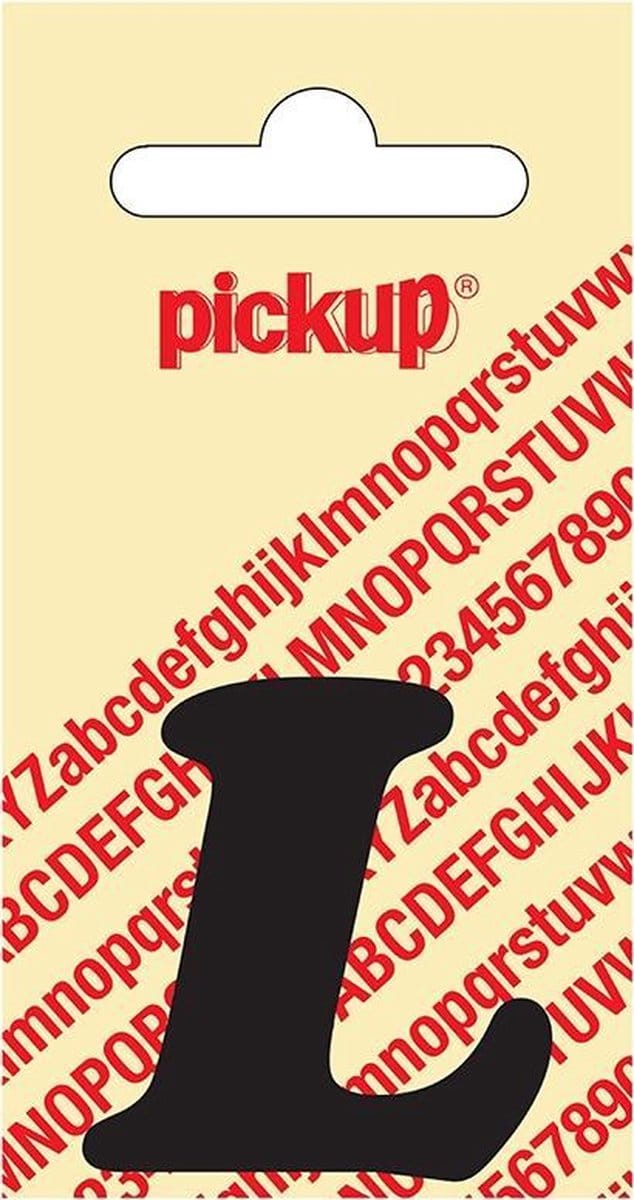 Pickup plakletter CooperBlack 40 mm - zwart L
