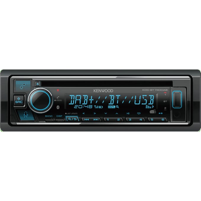Kenwood KDC-BT740DAB autoradio - Multicolor