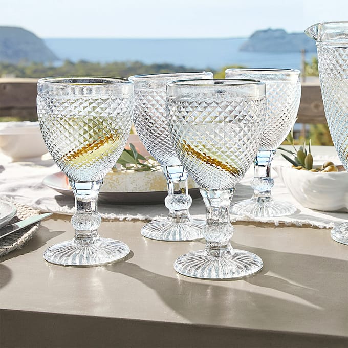 LOBERON Glas set van 4 Santerre helder