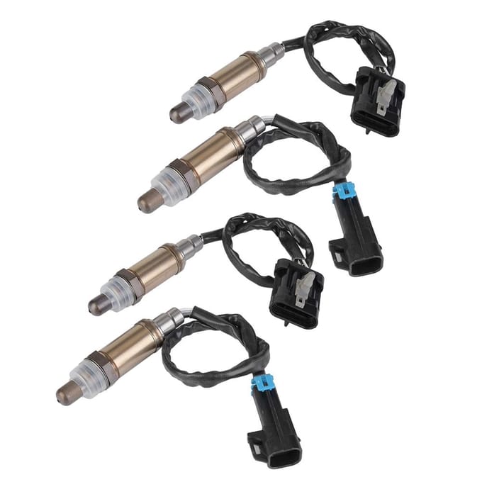 Jeu de 4 capteurs d'oxygène O2 amont et aval SG454 SG272 pour Cadillac Chevy GMC gray