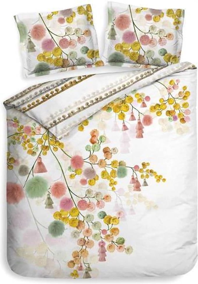 Heckett & Lane Daniel - Dekbedovertrek - Eenpersoons - 140x200/220 cm + 1 kussensloop 60x70 cm - Multi kleur