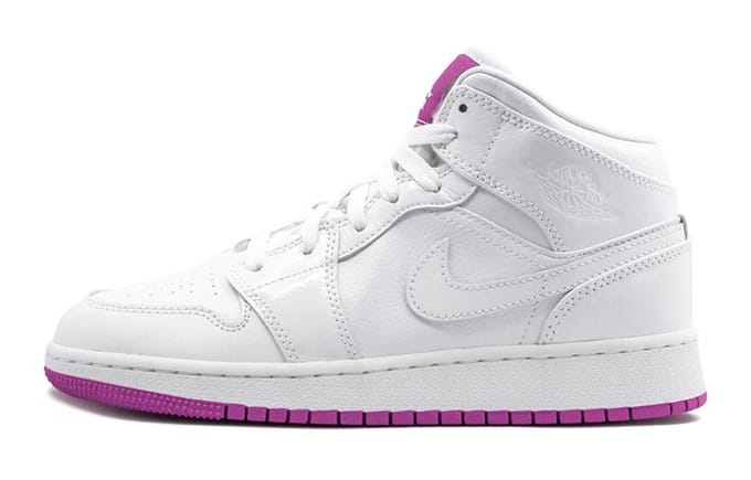 Air Jordan 1 Mid 'Fuchsia' GS 555112-100 37.5
