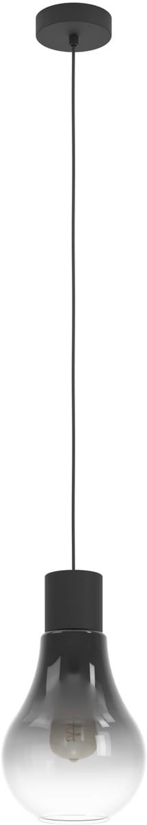 EGLO Chasely Hanglamp - E27 - Ø 20 cm - Zwart