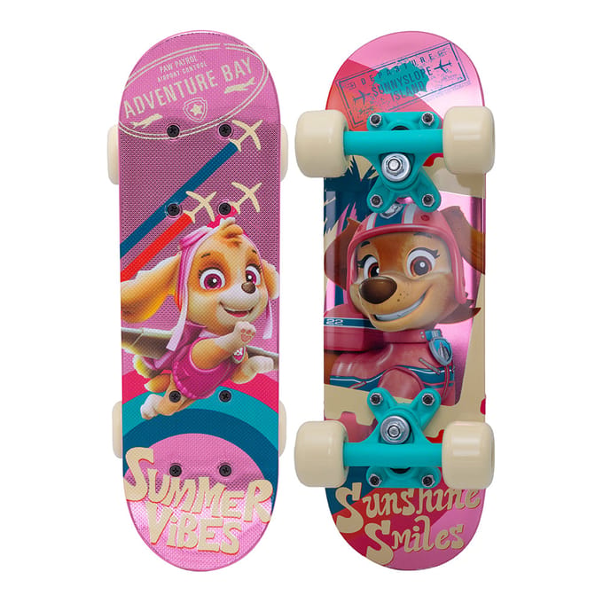 Paw Patrol Wooden 17´´ Skateboard Roze Kinderen