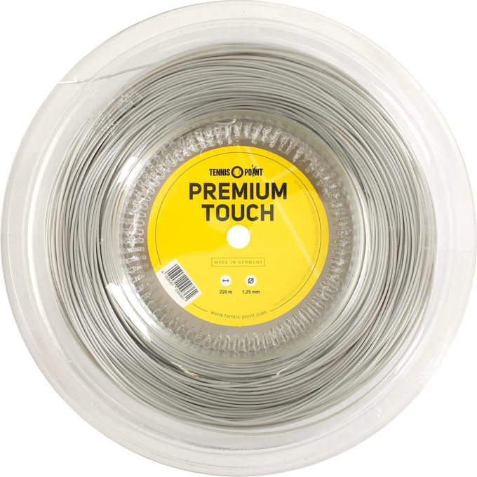 Tennis-Point Premium Touch Rol Snaren 220m-Grijs