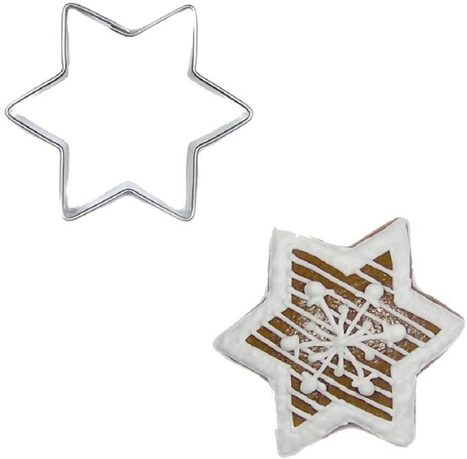 BrandNewCake Uitsteekvorm Ster RVS 5cm