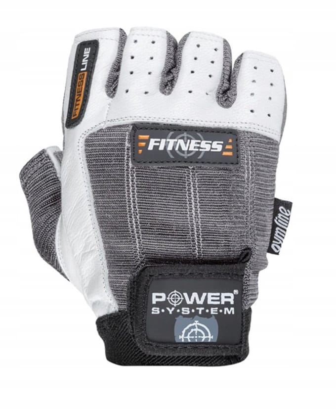 Power-System Fitnesshandschoenen - Wit/Grijs - Maat XL