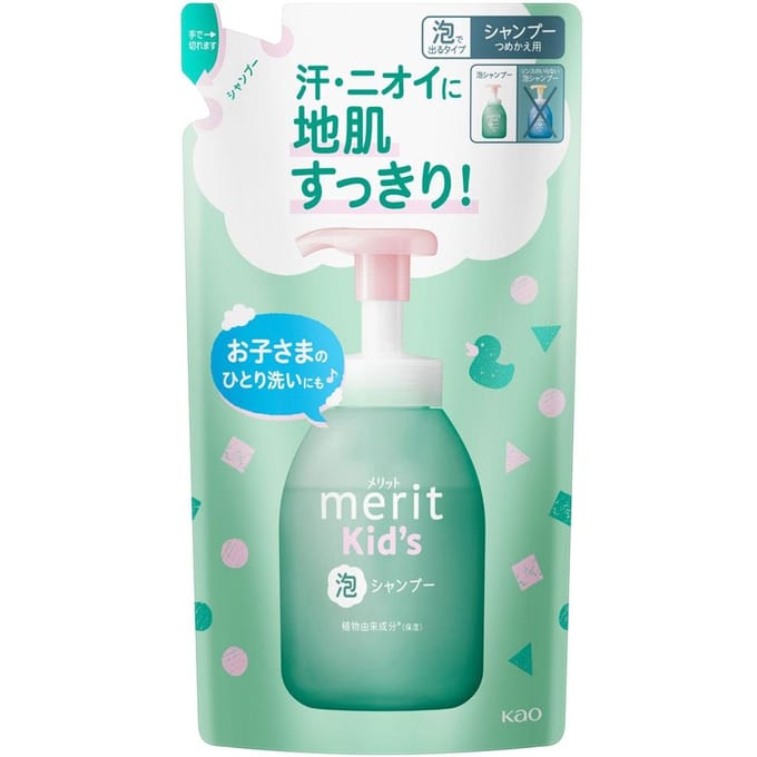 Kao - Merit Kid's Foaming Shampoo 270ml Refill