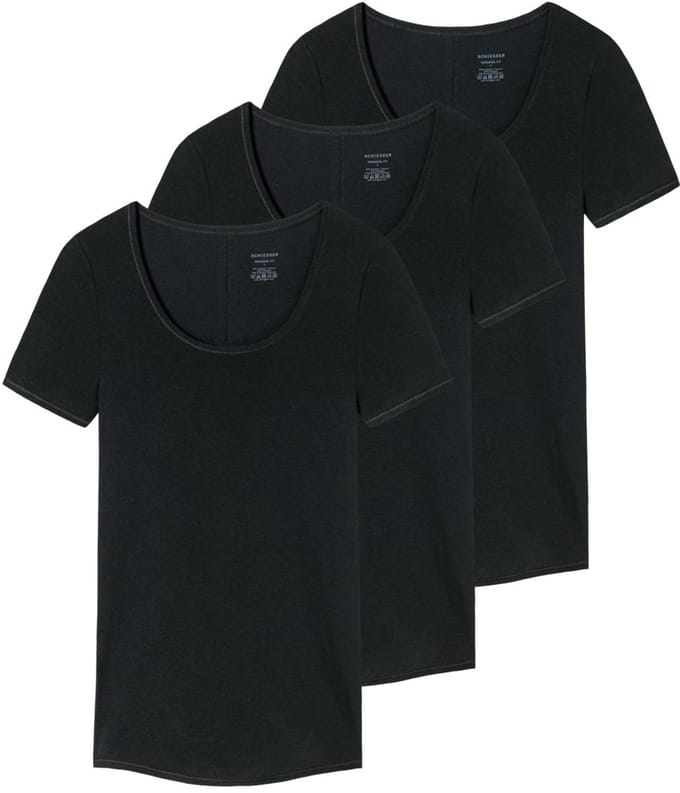 Schiesser Dames onder t-shirts 3 pack Personal Fit